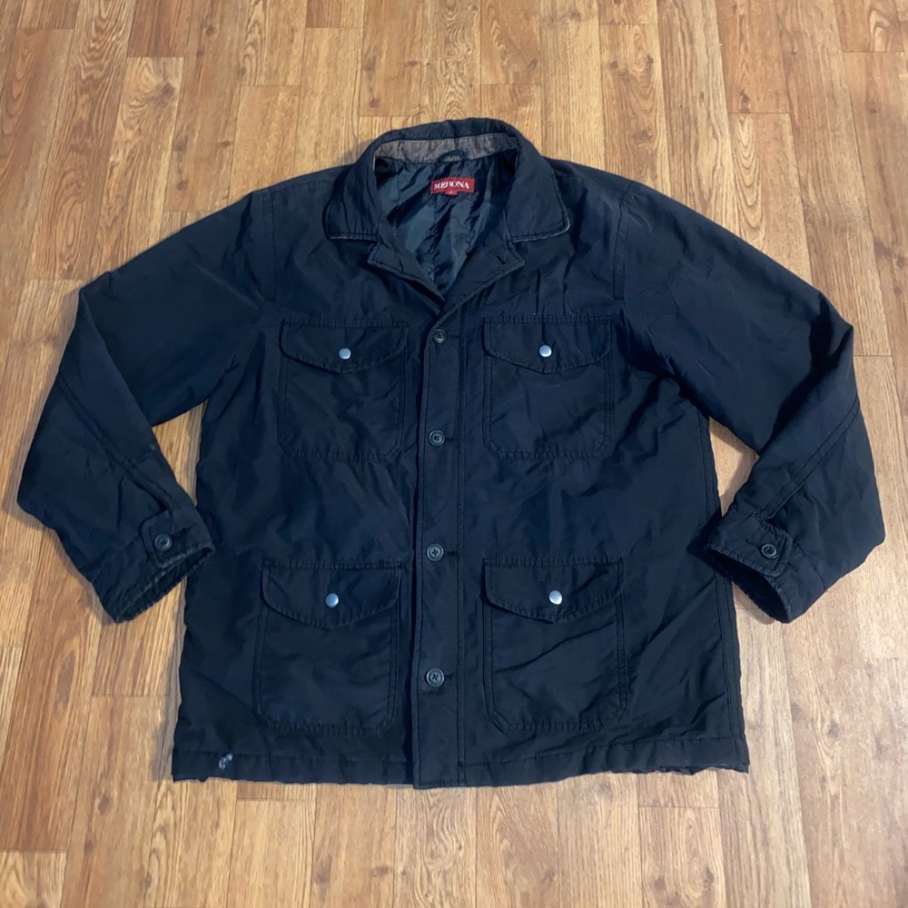 VTG Black Merona Jacket, Size: Large